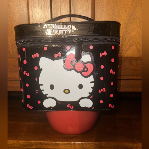 Hello Kitty Black and Pink Polka Dot Bag - Picture 1 of 3